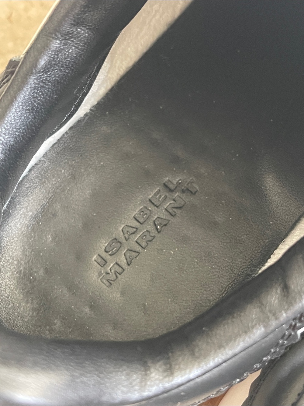 Isabel Marant Beth Low Top Calfskin Leather sneakers Size 37 (women’s size 7) - Picture 10 of 11